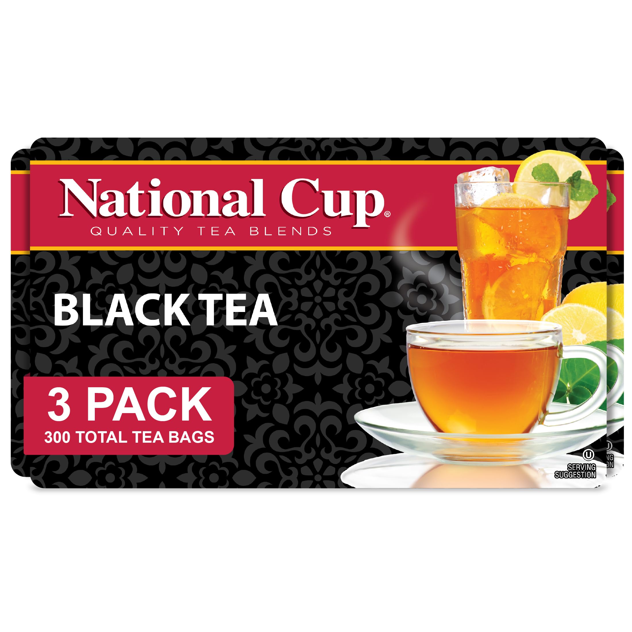 Amazon.com : National Cup Black Tea, 100 Tagless Tea Bags (Pack of